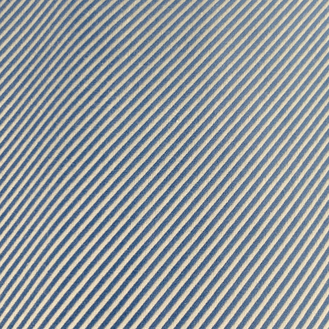 EMPORIO ARMANI Size M Blue White Stripe French Cuff Long Sleeve Shirt
