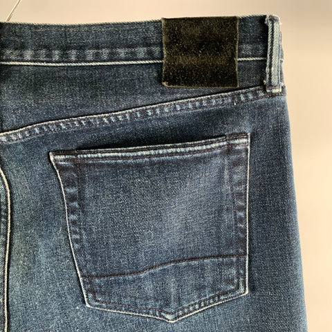 TOM FORD Size 38 Dark Washed Denim Slim Jeans