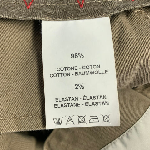 PT01 Size 33 Khaki Cotton  Elastane Chino Casual Pants