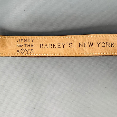 JENNY AND THE BOYS Size S Brown Woven Leather Belt Bag