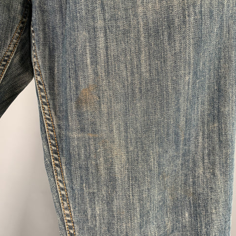 DOLCE & GABBANA Size 28 Blue Cotton Straight Jeans
