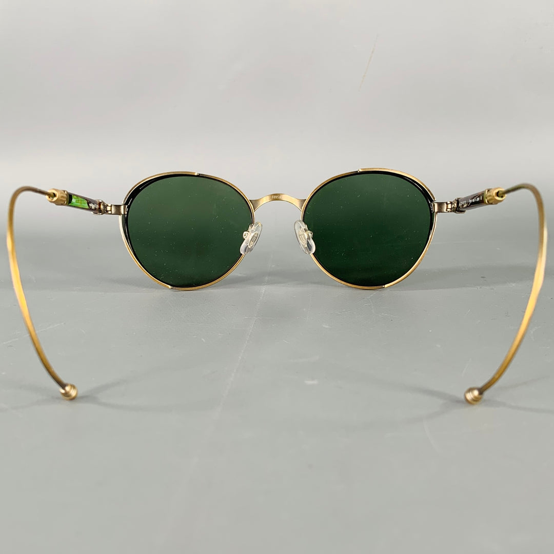 MATSUDA Tortoise Shell Antique Gold Sunglasses