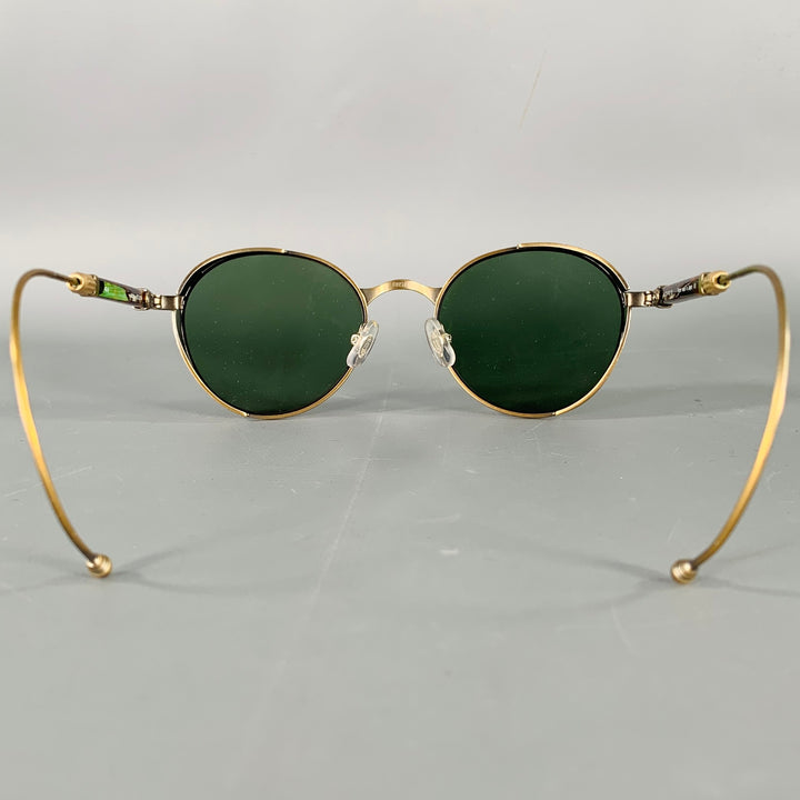 MATSUDA Tortoise Shell Antique Gold Sunglasses