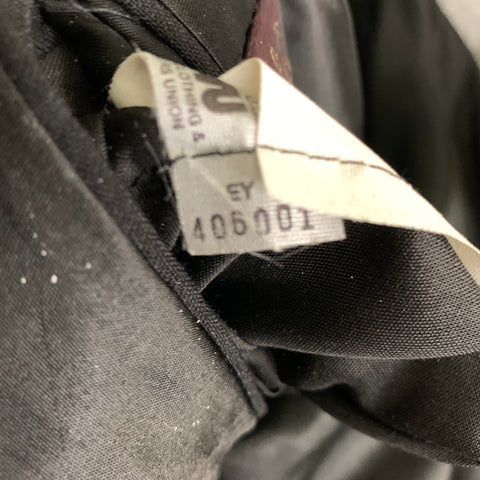 DIMENSIONS Chest Size 40 Black Solid Wool Tuxedo 34 29 Suit