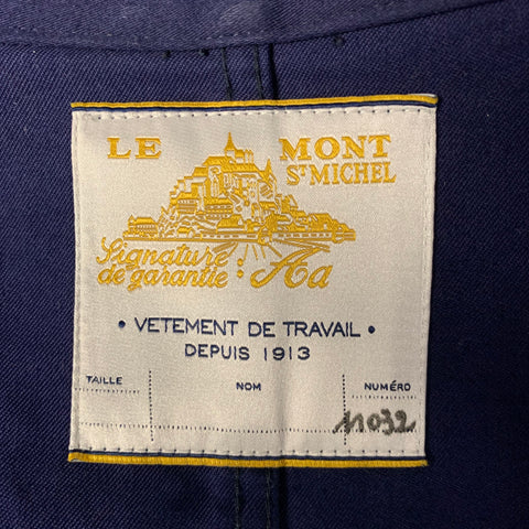 LE MONT ST.MICHEL Size L Navy Cotton Chore Jacket