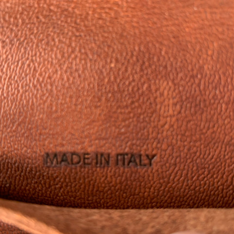 RRL by RALPH LAUREN Cognac Contrast Stitch Leather Wallet