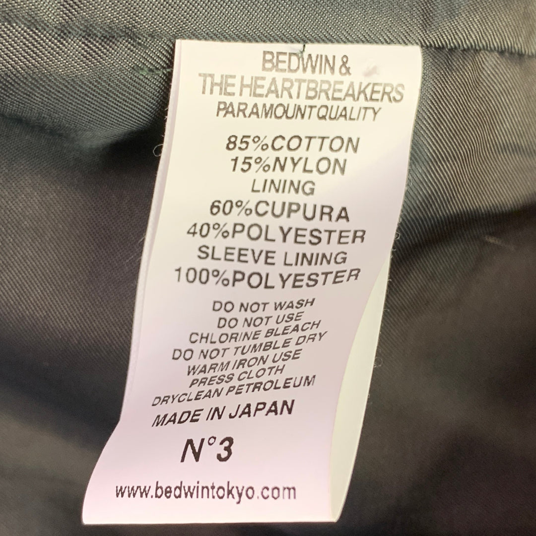 BEDWIN & THE HEARTBREAKERS Size 42 Orange Brown Woven Sport Coat