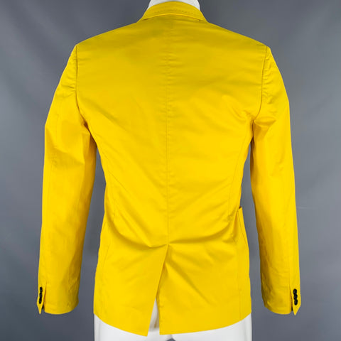 MARC by MARC JACOBS Size XS Yellow Cotton Single Breasted Sport Coat