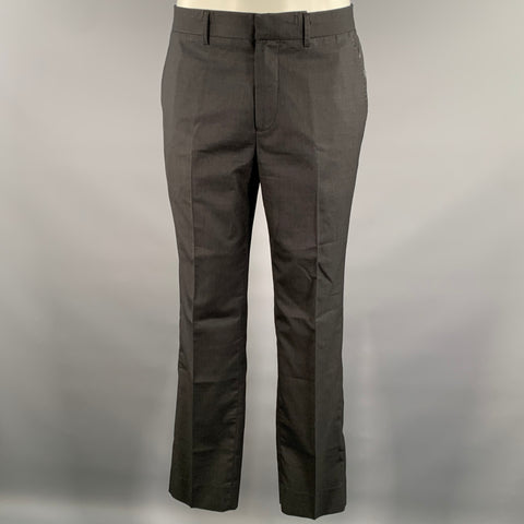 ONASSIS Size 42 Grey Wool 2 Piece Vest Trouser Set
