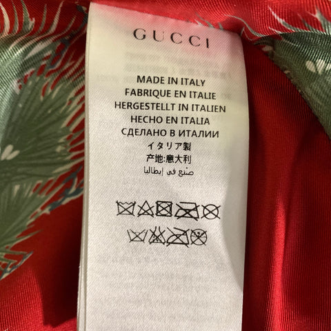 GUCCI Size 44 Black Leather Biker Jacket
