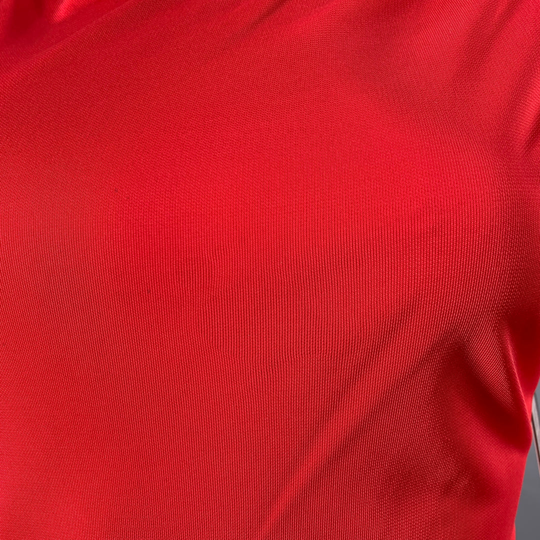 VIVIENNE WESTWOOD Size XS Red Viscose Ruched Long Sleeve Dress