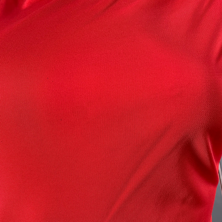 VIVIENNE WESTWOOD Size XS Red Viscose Ruched Long Sleeve Dress
