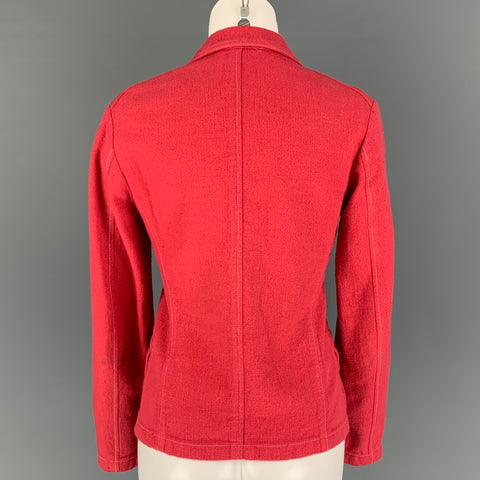 JIL SANDER Chaqueta de lino y algodón coral talla 4 Blazer