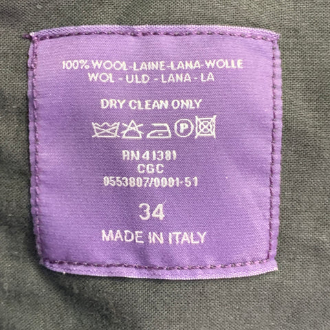 RALPH LAUREN Taille 34 Vert Rouge Tartan Laine Cargo Pantalon Décontracté