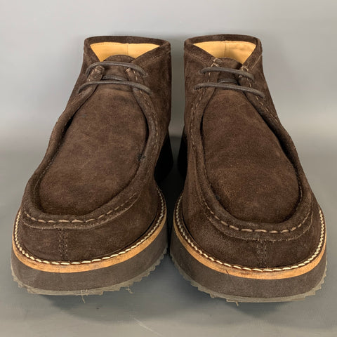 APC Size 8 Brown Suede Chukka Boots