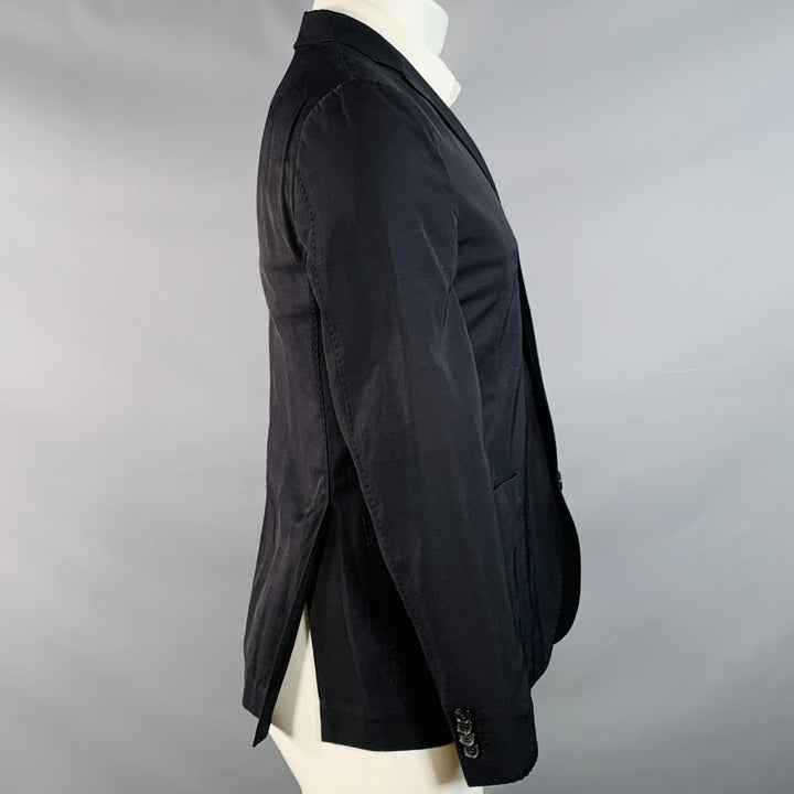 ACNE STUDIOS SS12 Size 34 Black Viscose Linen Cotton Sport Coat