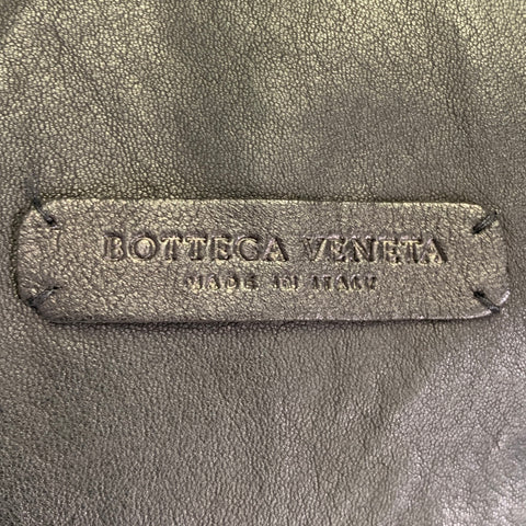 BOTTEGA VENETA Size 44 Black Mixed Materials Cashmere Biker Jacket