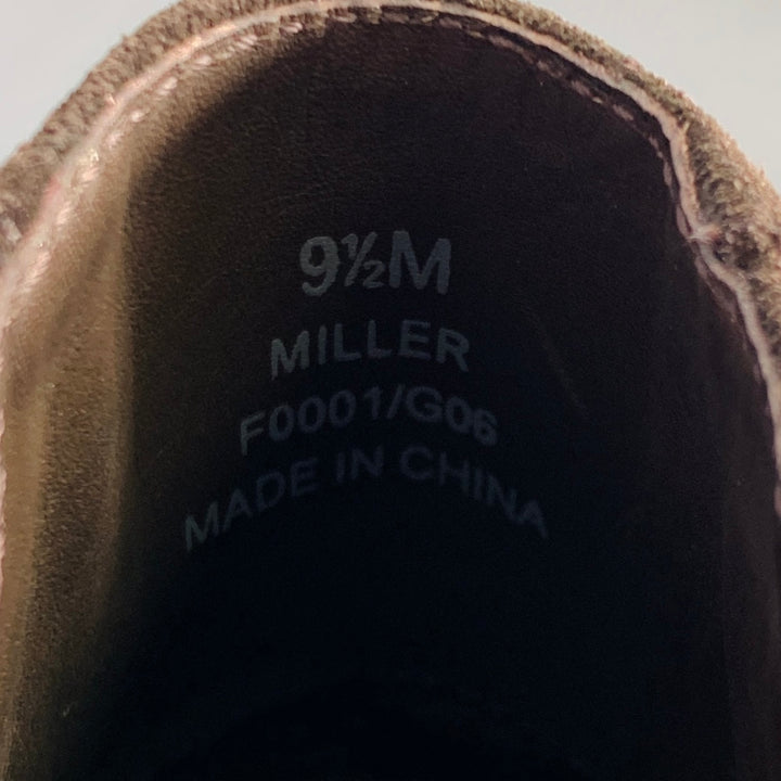 CALVIN KLEIN Size 9.5 -Miller- Brown Suede Pull On Chelsea Boots