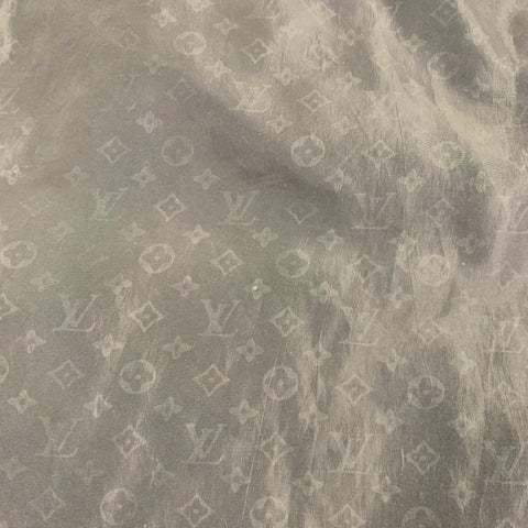 Short de bain LOUIS VUITTON noir en nylon à cordon avec logo, taille M