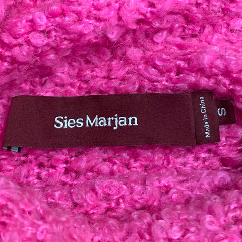 SIES MARJAN Size S Pink Acrylic Blend Knit Turtleneck Pullover