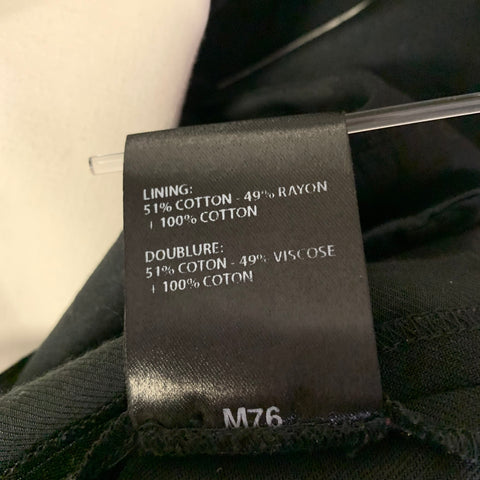 HAIDER ACKERMANN Size 32 Black Wool Pleated Dress Pants
