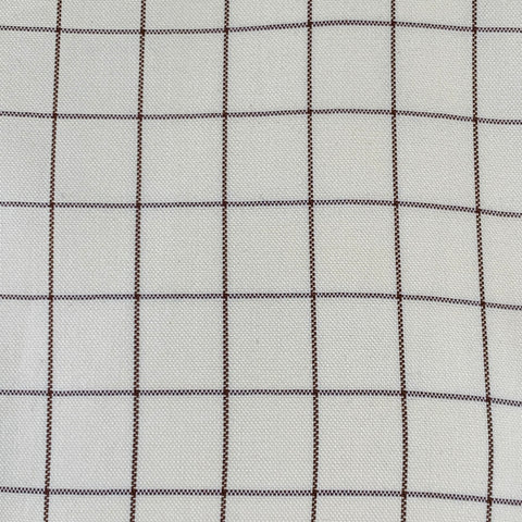LUCIANO BARBERA Size L Yellow Brown Window Pane Cotton Long Sleeve Shirt