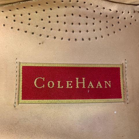 COLE HAAN Size 10 Black Leather Tassels Loafers