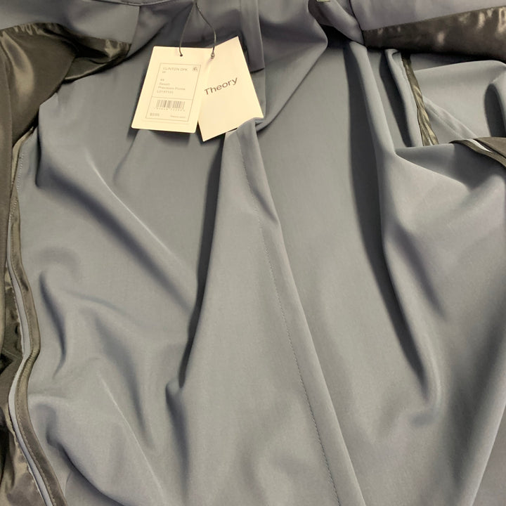 THEORY Size 44 Regular Grey Slate Polyamide Blend Sport Coat