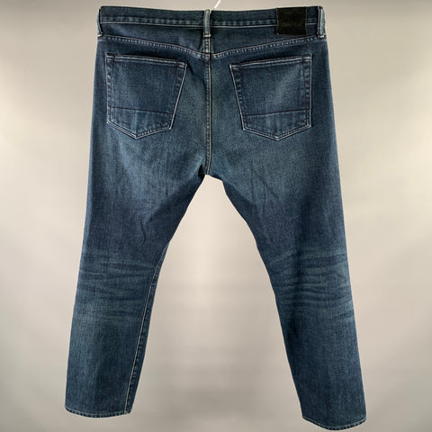 TOM FORD Size 38 Dark Washed Denim Slim Jeans