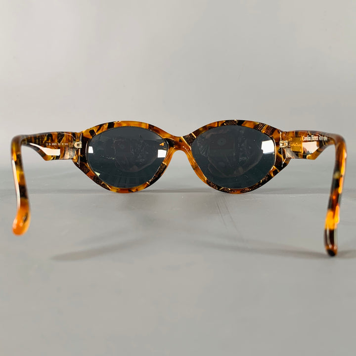 CAROLINA HERRERA -Barbados Shell- Brown Beige Tortoiseshell Acetate Frames