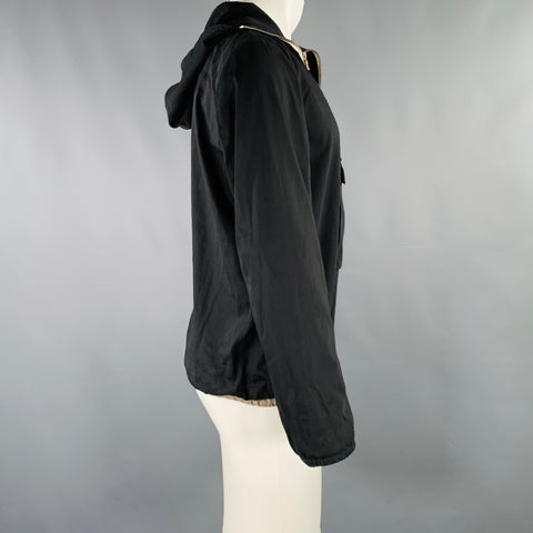 DIGAWEL Size M Black Cotton Hoodie Sweatshirt