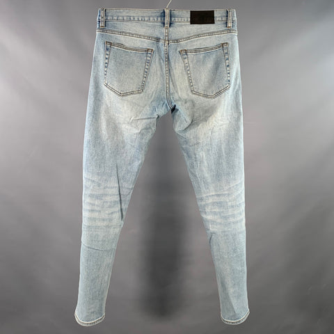 CLUB MONACO Size 30 Blue Cotton Blend Skinny Five Pockets Jeans