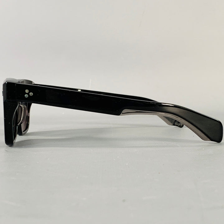 JACQUES MARIE MAGE Black Acetate Sunglasses