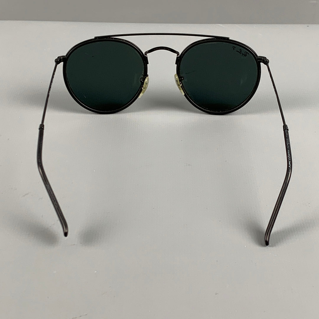 Gafas de sol RAY-BAN Round Double Bridge RB 3647-N negras
