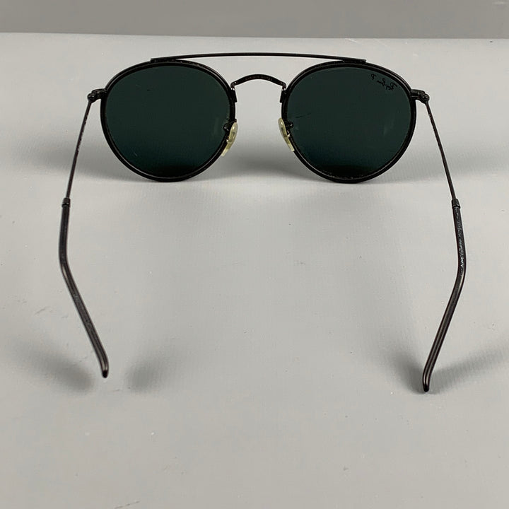 Gafas de sol RAY-BAN Round Double Bridge RB 3647-N negras