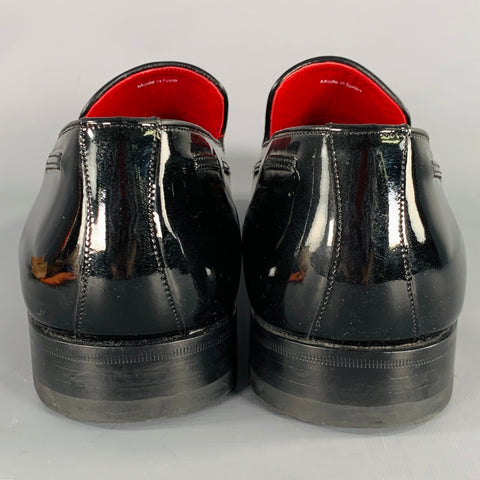 MAGNANNI Size 13 Black Patent Leather Tassels Loafers