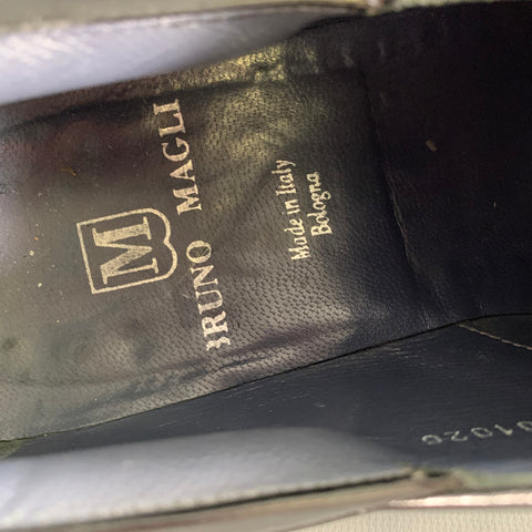 MAGLI by BRUNO MAGLI Size 9 Black Leather Square Toe Loafers