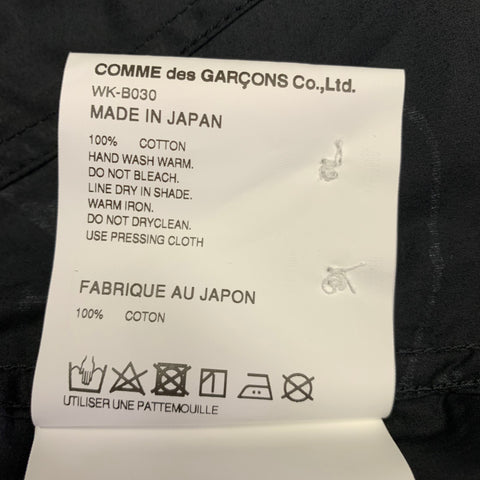 JUNYA WATANABE 2022 Size XL Black White Basquiat Graphic Cotton Short Sleeve Shirt