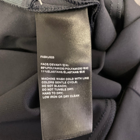 LAFAYETTE 148 Size 8 Black Polyamide Bend Trouser Cut Casual Pants