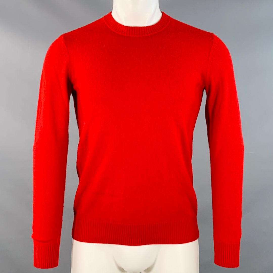 THEORY Size XS Red Cashmere Crew Neck Sweater