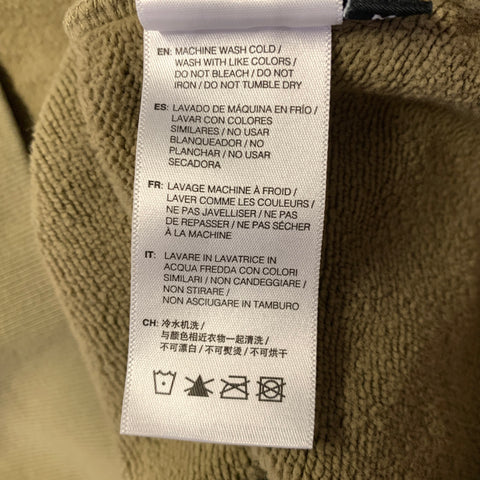 JOHN ELLIOTT Size S Green Olive Cotton Hoodie Sweatshirt
