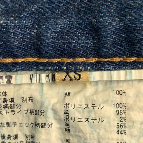 JUNYA WATANABE Size XS Blue Multi Color Denim Patchwork Selvedge Jeans