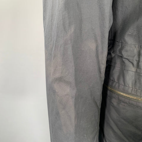 JIL SANDER Size 42 Black Parka Jacket
