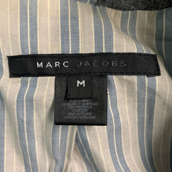 MARC by MARC JACOBS Abrigo deportivo en mezcla de lana gris carbón Talla M
