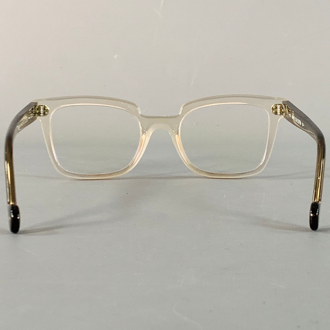ANNE & VALENTIN O Life Brown Clear Two Tone Acetate Frames Eyewear