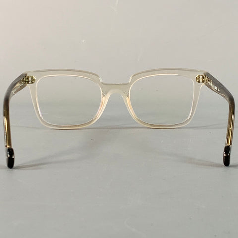 ANNE & VALENTIN O Life Brown Clear Two Tone Acetate Frames Eyewear