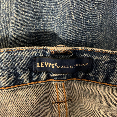 LEVI'S Size 30 Blue Navy Cotton Straight Jeans