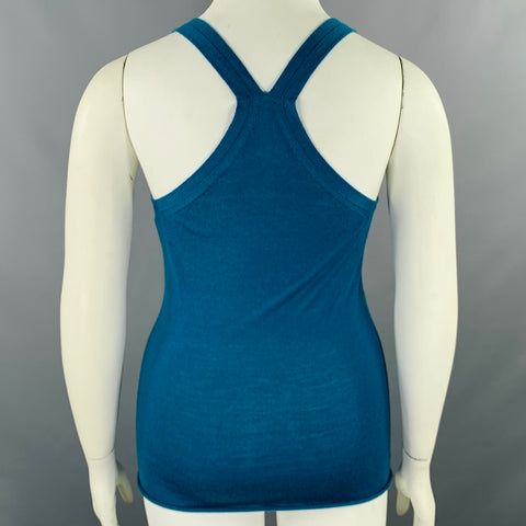 TSE Size L Blue Racerback Casual Top