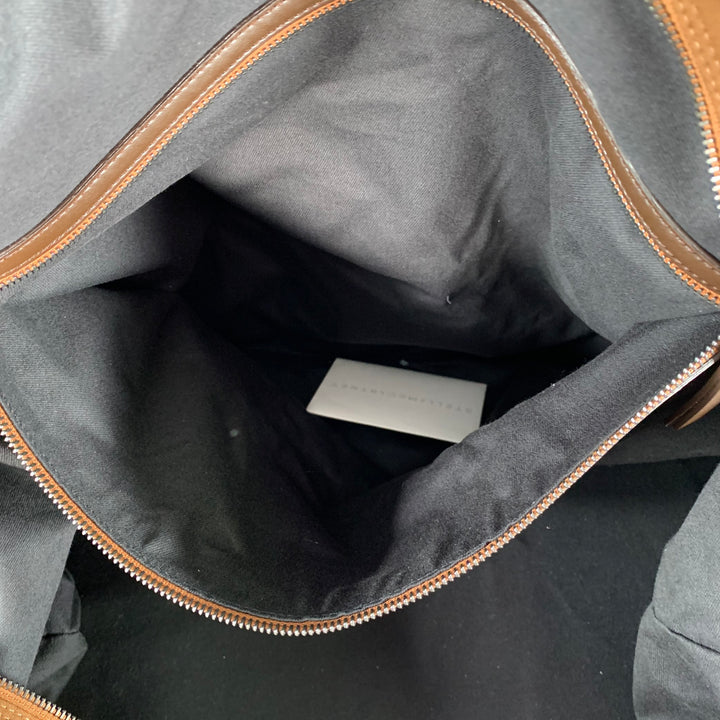 STELLA McCARTNEY Brown Tobacco Nylon Duffle Bag