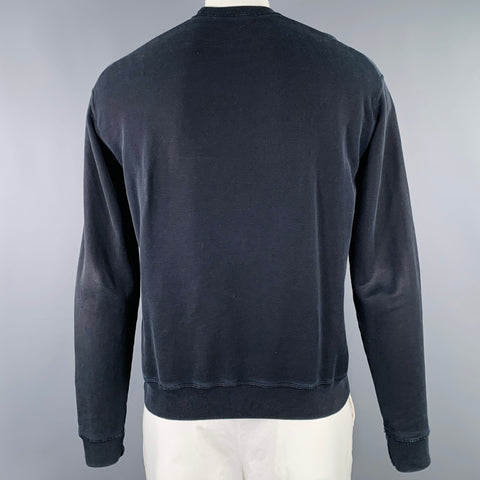 DSQUARED2 Size L Black Cars Graphic Long Sleeve Sweatshirt